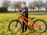 Callum Knights is taking part in a sponsored bike ride for Olivia.