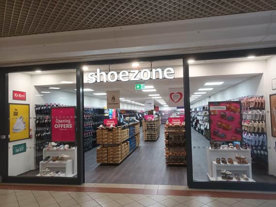 Shoezone is re-opening a bigger store at the Hildreds Centre in Skegness on Saturday.