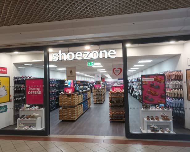 Shoezone is re-opening a bigger store at the Hildreds Centre in Skegness on Saturday.
