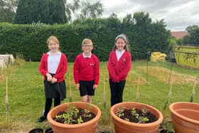 Youngsters from Hawthorn Tree Primary School, in Boston - the latest Helping Your Community Grow winners.