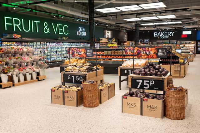 An image shared with The Standard by Marks & Spencer, illustrating how the interior of the M&S Foodhall could look.