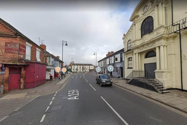 The incident happened on Trinity Street, Gainsborough, close to the junction of Tooley Street.