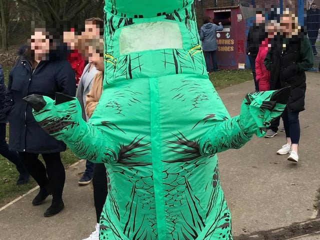 This parent got into the World Book Day spirit at Ruskington's Winchelsea School.