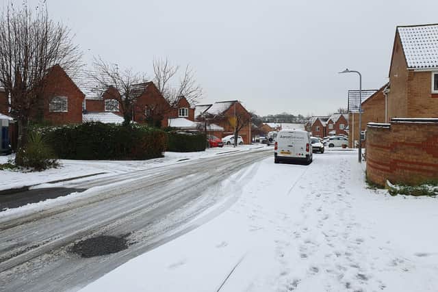 Lincolnshire County Council is issuing a warning to motorists to take care due to ice expected to form on wet roads. (File photo)