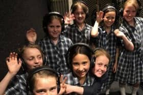 Year 3 and 4 pupils at Ranby House School have released two original songs, "Slippers So Red" and "T