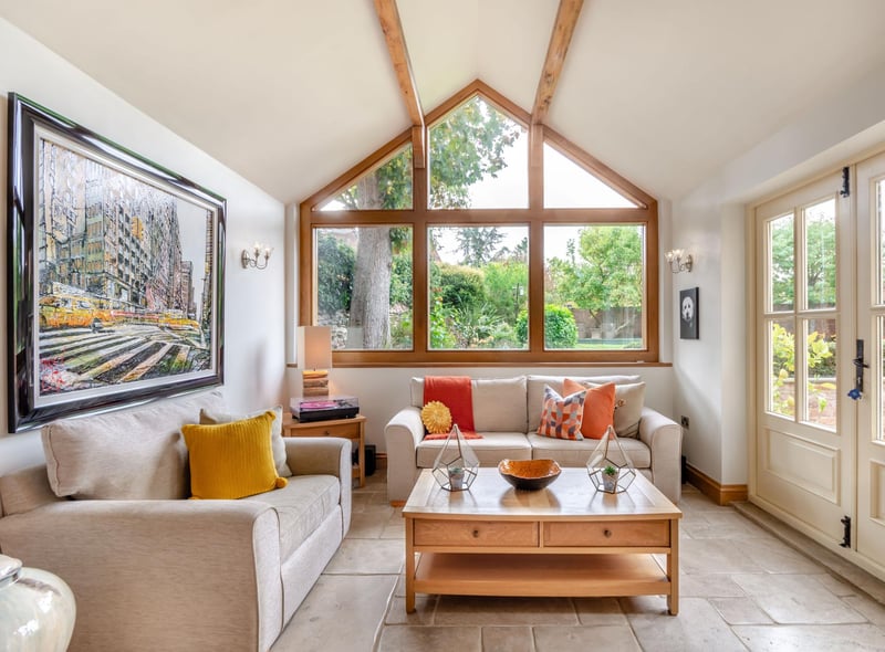 The garden room.