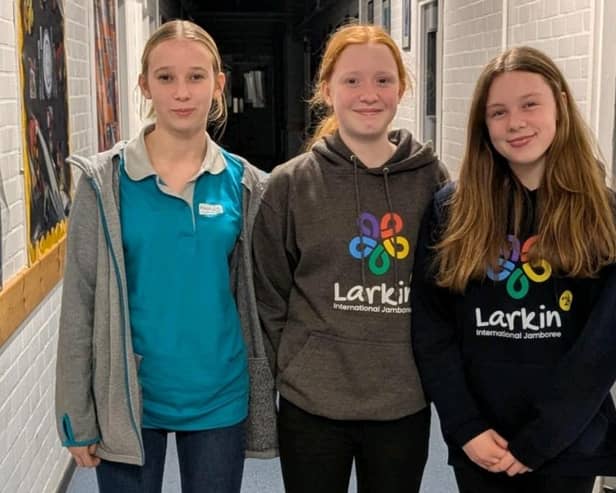 Kitty Hopkinson, Emily Lambie and Issy Shanks.