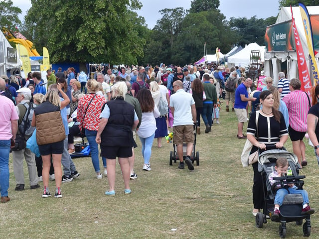 Crowds fill the showground. Photos: David Dawson