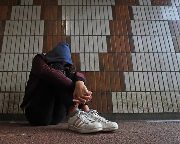 PICTURE POSED BY MODEL File photo dated 02/02/20 of a teenage girl showing signs of distress, as child victims of sexual abuse are waiting more than 600 days to see their attackers brought to justice, figures suggest.