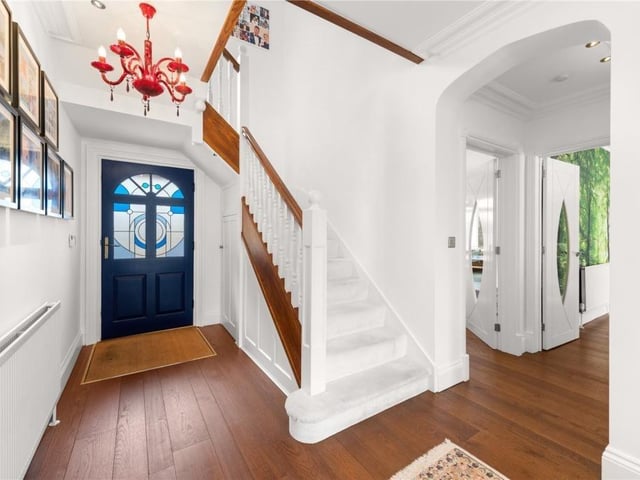 The entrance hallway.