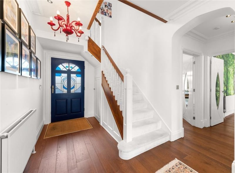 The entrance hallway.