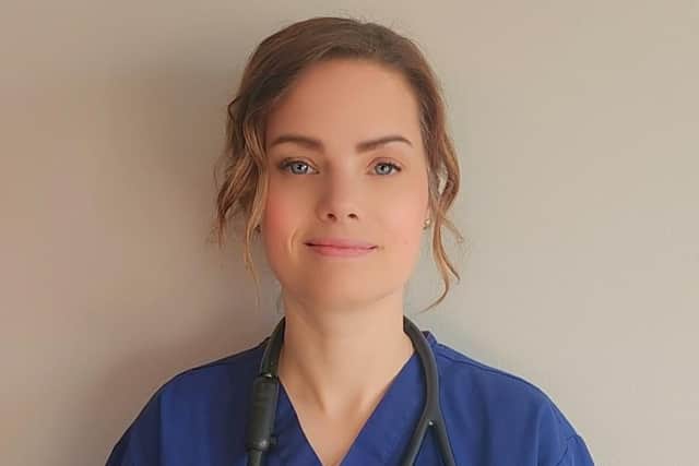 Lisa Cooper, trainee advanced clinical practitioner at Lincolnshire Community and Hospitals NHS Group.