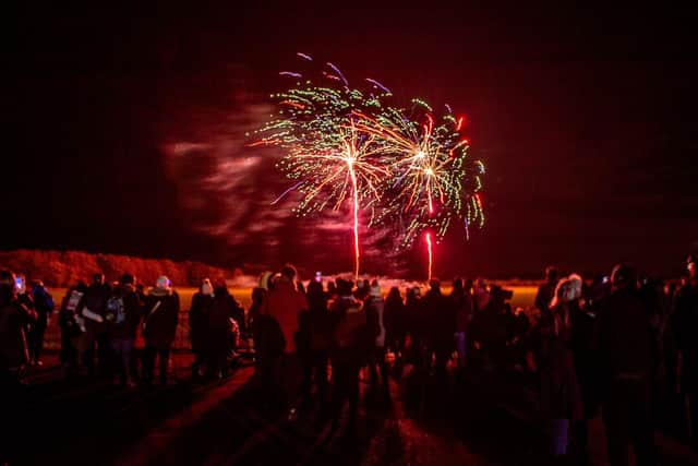 Horncastle fireworks in 2021.