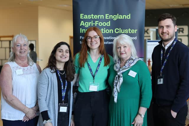 The Lincolnshire UK Food Valley team at the agri innovation event.