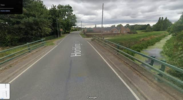 Stickney's Dog and Duck Bridge, Horbling Lane. Image: Google maps