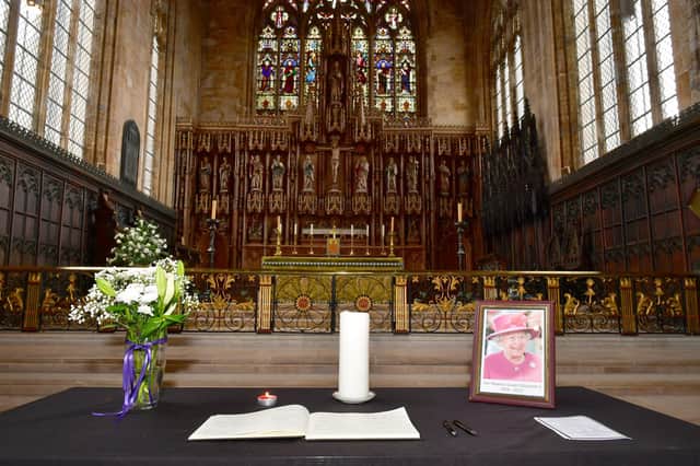The Book of Condolences at Boston Stump.