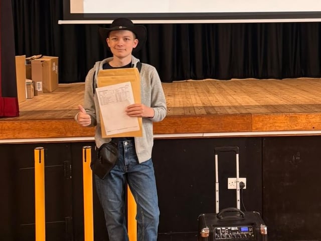 Ewyn Thomas faced a number of challenges during his time at school, but achieved strong outcomes across his core subjects.