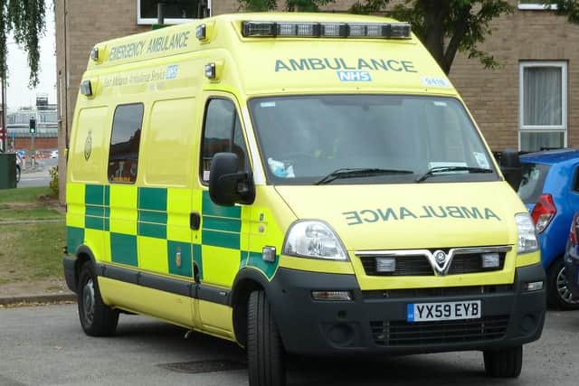 The assaults happened after an ambulance had raced to the scene of a single-vehicle crash on Grimsby Road in Louth, a court heard.