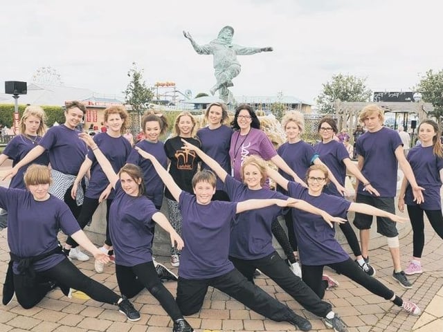 Dancers from ArtsNK and Dance4 performing in Skegness as part of the 2014 SO Festival. A total of 85,000 people attended the nine-day, East Lindsey-wide festival
