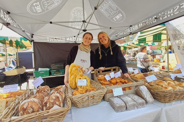 ​Milly and Lesley from The Vines Bakery were selling a range of tasty breads and patisseries