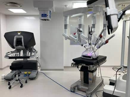 The robotic surgery system at Lincoln.