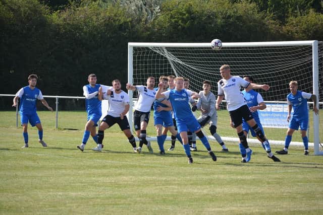 Action from Louth's win over Swallownest.