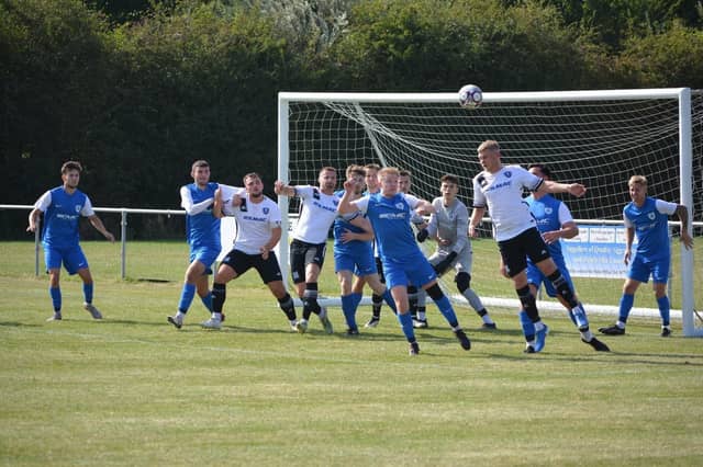 Action from Louth's win over Swallownest.