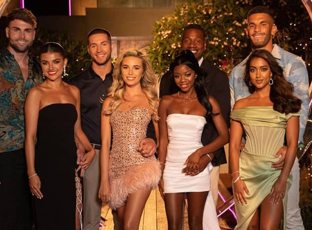 The finalists of winter Love Island 2023: Tom and Samie, Ron and Lana, Tanya and Shaq, and Kai and Sanam (ITV)