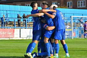 Delight for Gainsborogh Trinity after they got their league season off to a flyer. Pic by KLS Photography.
