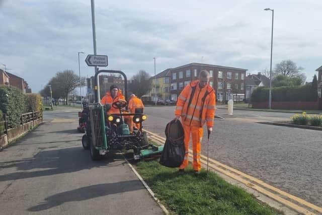 Grass verges have been cut by Skegness Town Council since Lincolnshire County Council handed the responsibility over to them following funding cuts six years ago,