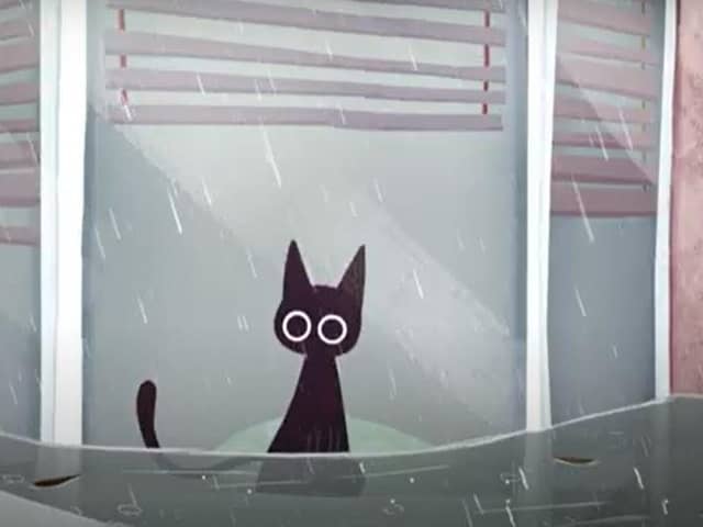 Image from Missy's Tale, a flood awareness video produced by the BeFloodReady campaign. Credit: BeFloodReady/Aardman Animation