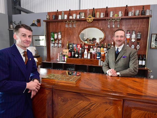 Darren Avison, assistant manager, and Bradley Cooper, volunteer.