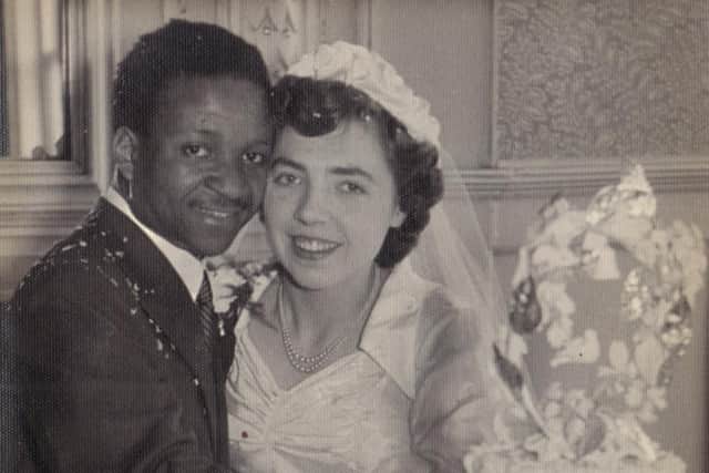 Mac and Molly's wedding at the Boston Stump in the early 1950s.