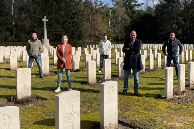 Stichting Adoptiegraven CWGC Venray War Cemetery board members.