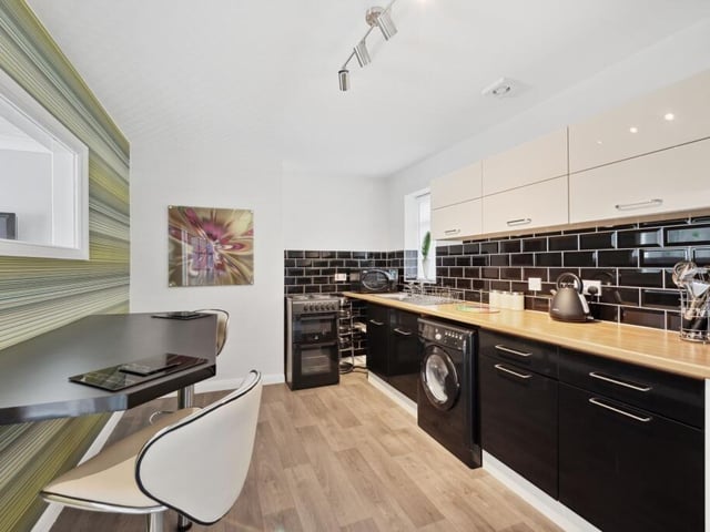 The annexe's kitchen.