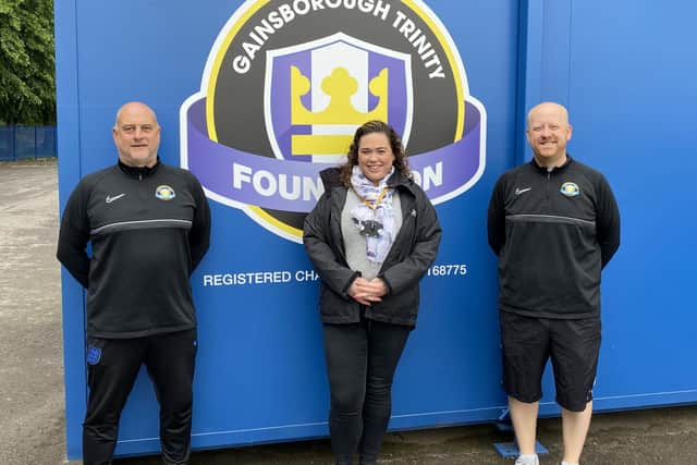 Richard Cooper, Elaine Ward and Damon Parkinson