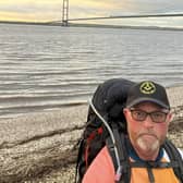 Chris Jones at the Humber Bridge.