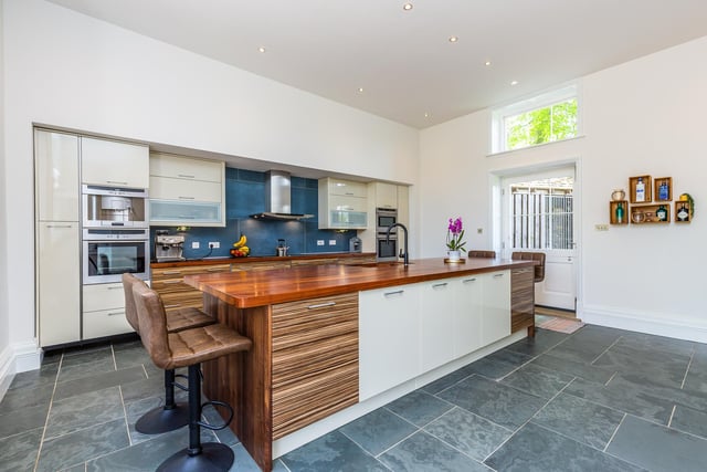 The bespoke kitchen/breakfast room of Walnut House.