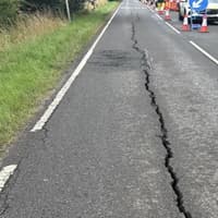 Cracks in key road near Louth lead to closure and emergency repairs