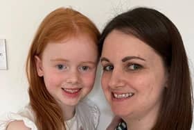 Rachel Armitage and her daughter Isla, 7.