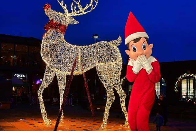 Eric The Naughty Christmas Elf will be bringing some festive mischief to Gainsborough’s Marshall’s Yard