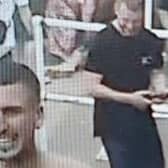 If you can identify these men, please contact the police.