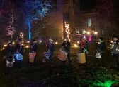There was a fire garden in the grounds of All Saints’ Parish Church