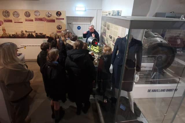 William Alvey Primary School in Sleaford took part in workshops that Cranwell Aviation Heritage Museum were assessed on for the Sandford Award.