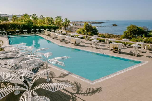 The Ivi Mare Hotel pool is the longest in Paphos