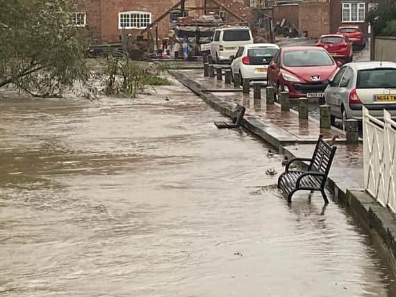 Flooding in Horncastle.
