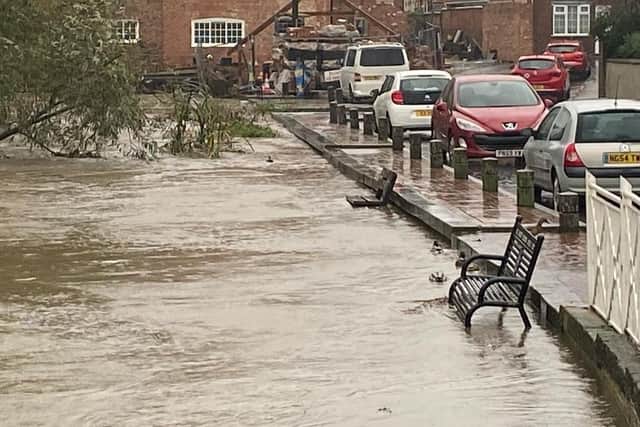 Flooding in Horncastle.