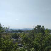 Their view of their campsite in Vienna.
