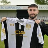 ​Dayle Hutson has returned to Brigg. Photo: BTFC.