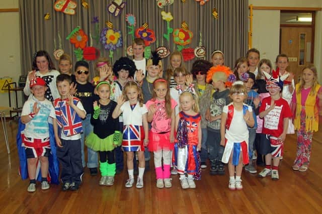 Pupils at Richmond Primary School marking The Queen's Diamond Jubilee 10 years ago.